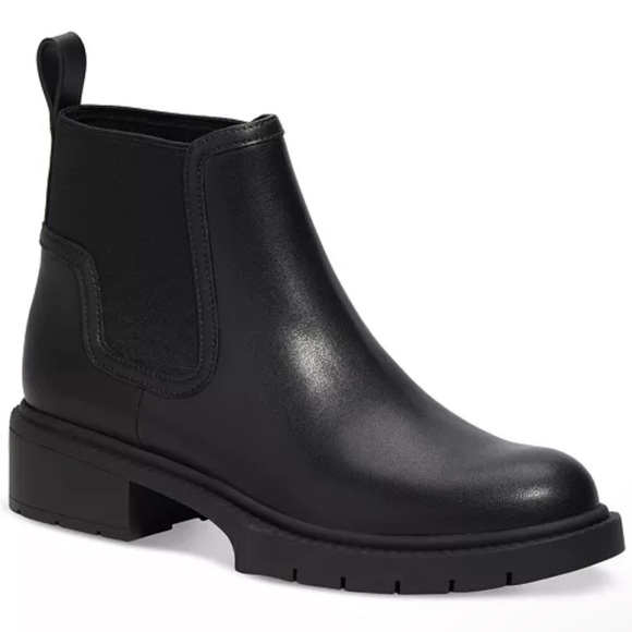 New Coach Women's Lenora Pull On Lug Sole Chelsea Booties 6.5 - Picture 2 of 6